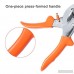 iSunday Multi Angle Mitre Revêtement Extérieur Câble Adhésif Coupeur Ciseaux pour PVC Plastique Tuyau Tuyau Eary Cisailles Orange Orange B07VKNKJ33